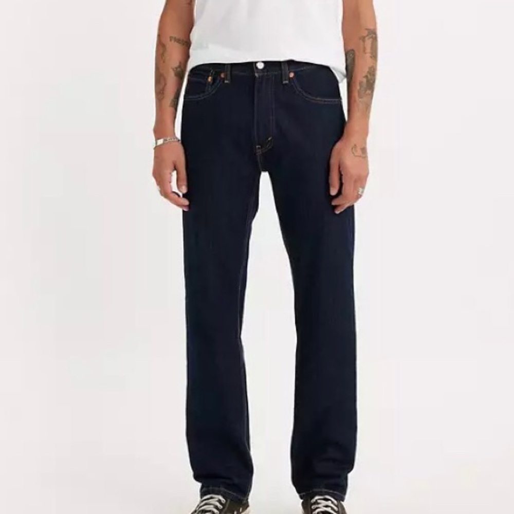 Levi's Men's Straight Jeans - Deep Blue